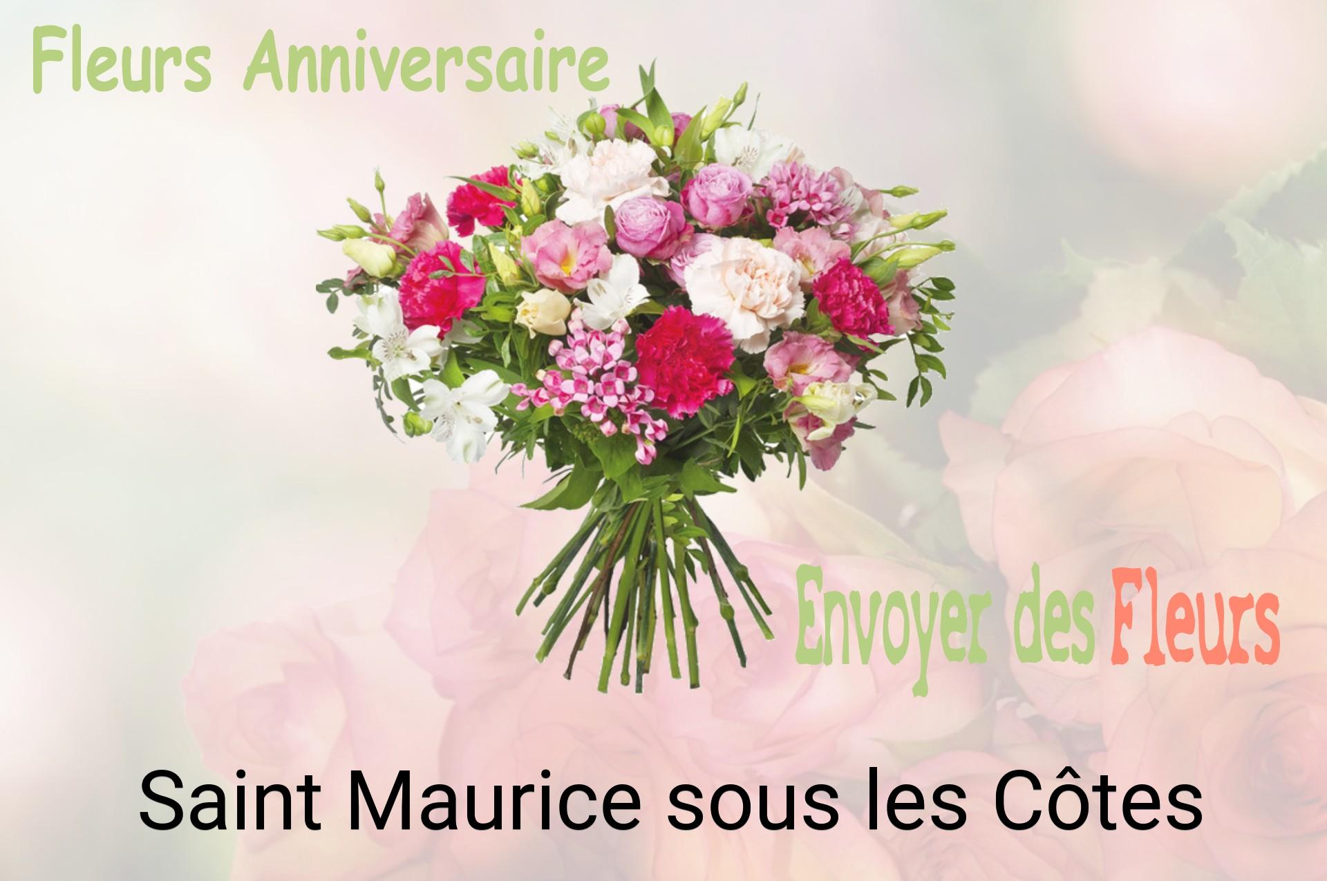 Bouquet de fleurs d’anniversaire livré à Saint-Maurice-sous-les-Côtes