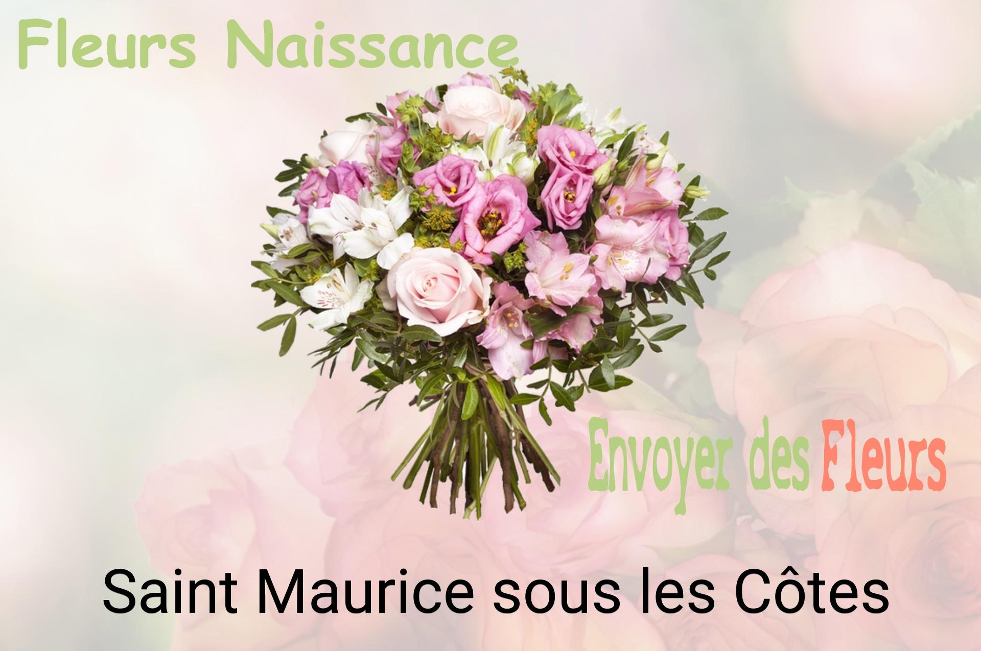 Bouquet de fleurs de naissance livré à Saint-Maurice-sous-les-Côtes